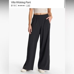 Vuori Villa wide leg pants sz M